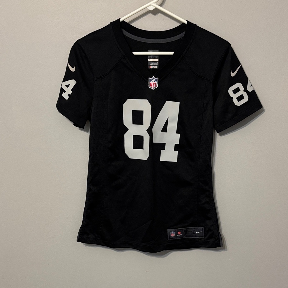 Nike Women’s Black Jersey with White Number 84